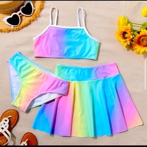 Brand NEW 3 piece kids swim suit set.